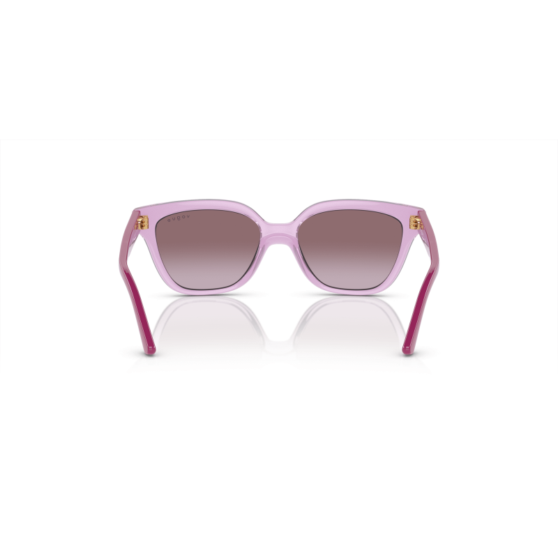 Óculos De Sol Para Crianças Vogue Eyewear Feminino 0vj2021 Transparent Pink Violet Gradie